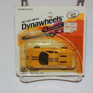 1983 DYNA-WHEELS Ferrari 365 GT Berlinetta Boxer Yellow Die Cast Zee Toys  New